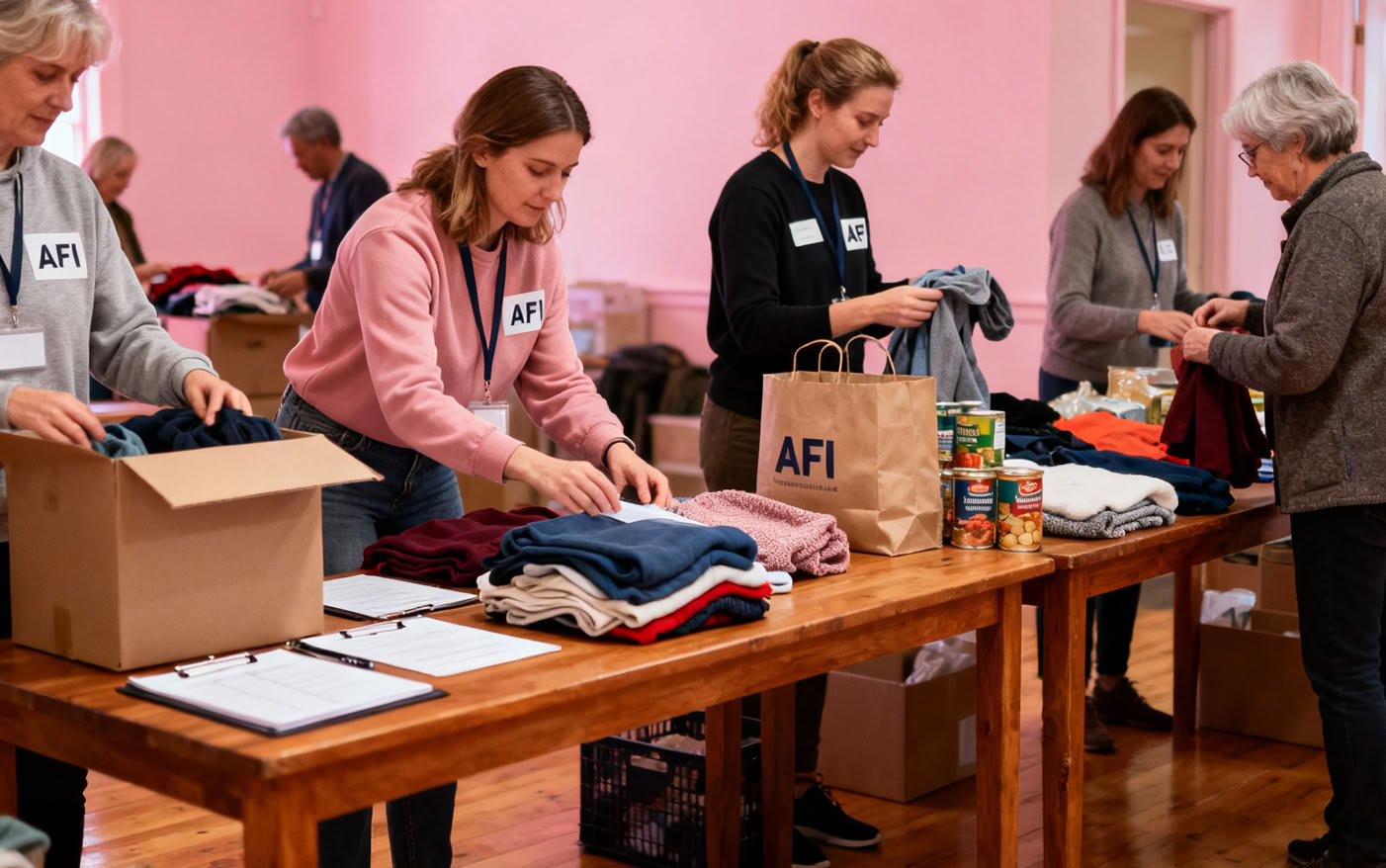 Personnes Assises Sur Un Banc En Bois Brun